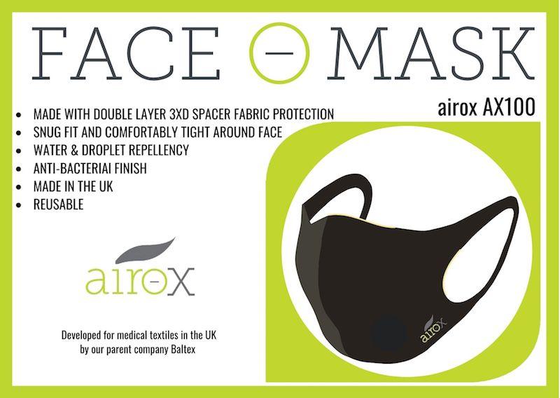 Airox TM Face Masks - Premium Textile Face Mask - Airospring